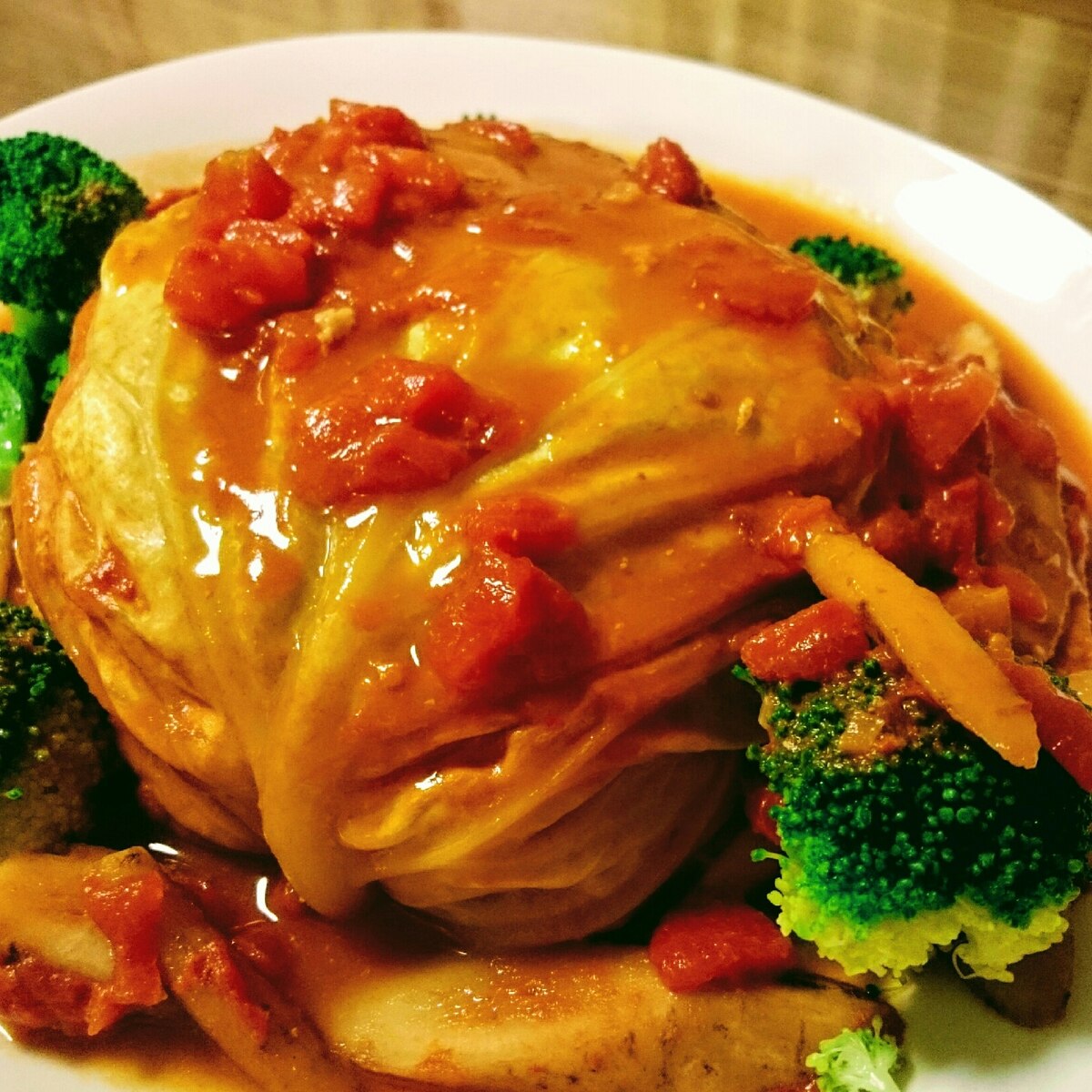 炊飯器にお任せ 巻かないロールキャベツ レシピ 作り方 By シュン0923 楽天レシピ